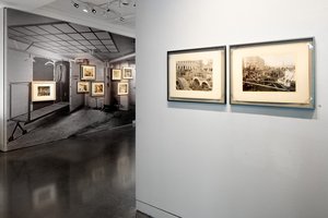 Einblick in die Ausstellung Nur die größten Baustellen