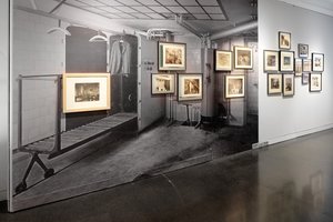 Einblick in die Ausstellung Nur die größten Baustellen