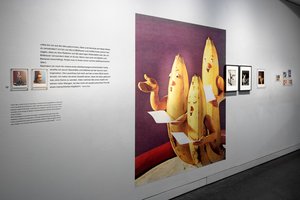 Einblick in die Ausstellung Banana Circus
