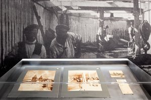 Einblick in die Ausstellung Nur die größten Baustellen