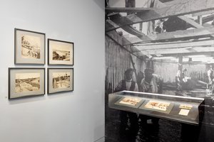 Einblick in die Ausstellung Nur die größten Baustellen